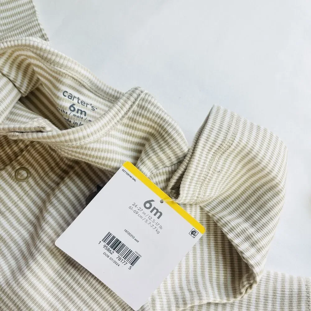 Carter's Baby Boys 3-Piece Bodysuit & Pants Long Sleeves Outfit Set For 6-Month‎